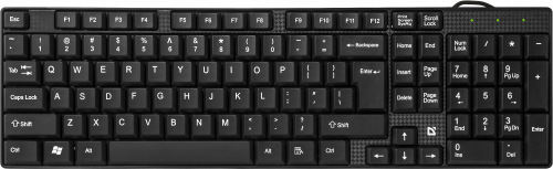 Клавиатура проводная DEFENDER Accent SB-720, USB, черная (1/20) (45720) фото 8