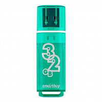 Флеш-накопитель USB  32GB  Smart Buy  Glossy  зелёный (SB32GBGS-G)