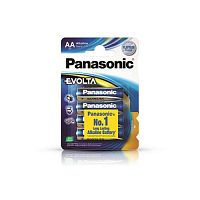 Элемент питания PANASONIC  LR6 Evolta  (4 бл)   (48/240) (6135)