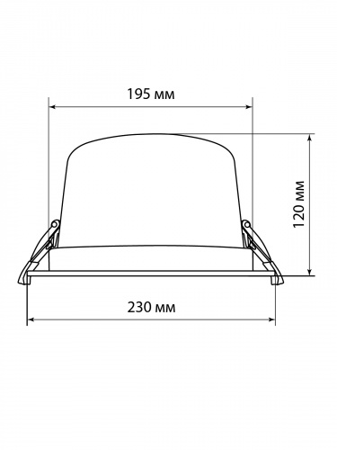 Светильник светодиодный TDM " Даунлайт" встраиваемый DCL-01-050 50 Вт, 4000 К, 80 Ra, IP20, прозрачный расс., (1/8) (SQ0369-0408) фото 2 Светильник светодиодный TDM " Даунлайт" встраиваемый DCL-01-050 50 Вт, 4000 К, 80 Ra, IP20, прозрачный расс., (1/8) (SQ0369-0408) фото 2