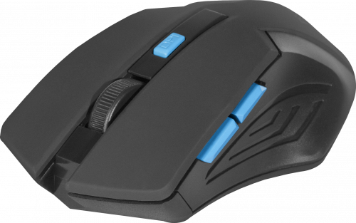 Беспроводная мышь DEFENDER Accura MM-275, 6 кнопок, 800-1600 dpi, USB, синий (1/40) (52275) фото 6
