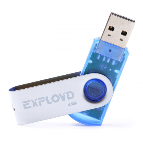 Флеш-накопитель USB 4GB Exployd 530 синий (EX004GB530-Bl) фото 2 Флеш-накопитель USB 4GB Exployd 530 синий (EX004GB530-Bl) фото 2