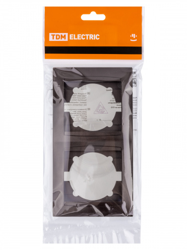 Рамка 2-х постовая вертикальная шоколад , с/у, "Лама" (20/240) TDM (SQ1815-0533) фото 2 Рамка 2-х постовая вертикальная шоколад , с/у, "Лама" (20/240) TDM (SQ1815-0533) фото 2