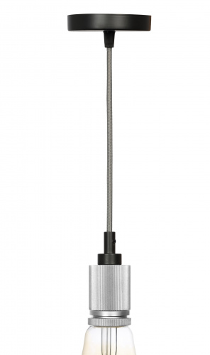 Cветильник ЭРА PL13 E27 - 8 CH подвес потолочный LOFT под лампу цоколь Е27 провод 1 м цвет хром (60/360) (Б0048529) фото 5 Cветильник ЭРА PL13 E27 - 8 CH подвес потолочный LOFT под лампу цоколь Е27 провод 1 м цвет хром (60/360) (Б0048529) фото 5