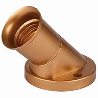 Патрон ECOLA накладной наклонный E27 Золото (10/300) (AB7SNGEAY)