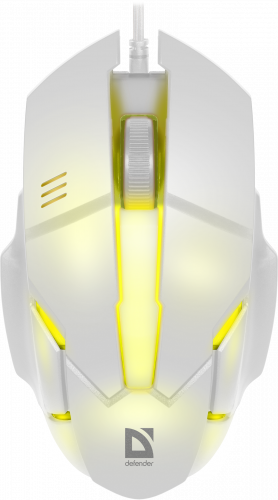 Мышь проводная DEFENDER Host MB-982, 7цветов,1000 dpi,белый (1/60) (52983) фото 2