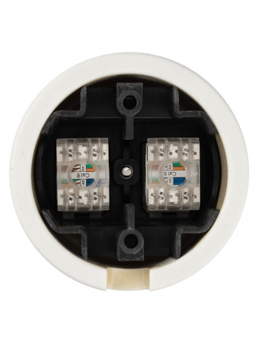 Розетка TDM двойная компьютерная RJ45 сл. кость «Болонь» (1/72) (SQ1820-0351) фото 3