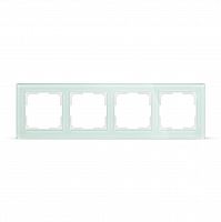 Рамка SMARTBUY 4-местная стекло бежевая "Нептун" (SBE-05i-Glass-FR-4)