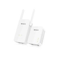 Комплект Powerline адаптер TENDA PH5, основной блок 2,4GHz Up to 300Mbps, 8,9W,2 * 3dBi, доп.блок 1 * 10/100/1000 Mbps RJ45, 3,2W, белый (1/20)