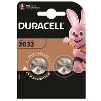 Элемент питания DURACELL  CR 2032  BL2   (2/20/200/29400) (Б0037273)