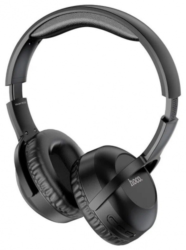 Наушники полноразмерные HOCO W33 Art, пластик, bluetooth 5.0, AUX, цвет: чёрный (1/30) (6931474755070)