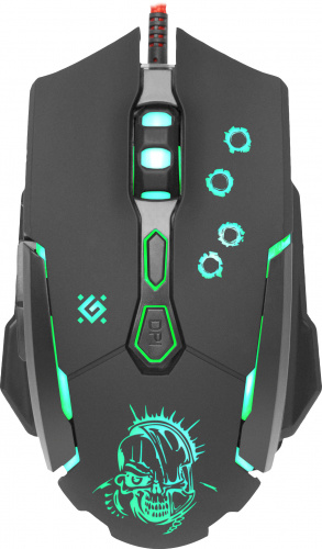 Мышь проводная игровая DEFENDER Killer GM-170L, USB, 7 кнопок, черный (1/40) (52170) фото 5