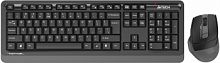Комплект беспроводной Клавиатура + Мышь A4Tech Fstyler FG1035 клав:черный/серый мышь:черный/серый USB Multimedia (FG1035 GREY)