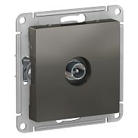 Механизм розетки TV 1-м С/У оконечной ATLASDESIGN 1DB сталь Systeme Electric ATN000991 (1/5/20)