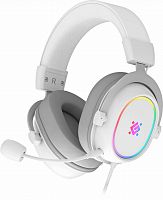 Гарнитура игровая DEFENDER Halo белый, RGB, провод 2 м (1/10) (62560)