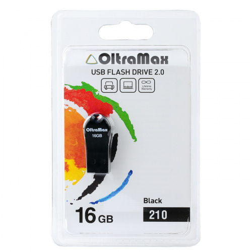 Флеш-накопитель USB 16GB OltraMax 210 чёрный (OM-16GB-210-Black) фото 5 Флеш-накопитель USB 16GB OltraMax 210 чёрный (OM-16GB-210-Black) фото 5