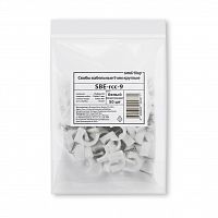 Крепеж кабеля (скоба с гвоздем) SMARTBUY 9 мм круглая, белая (50шт./уп.) (SBE-rcc-9) (10/400)