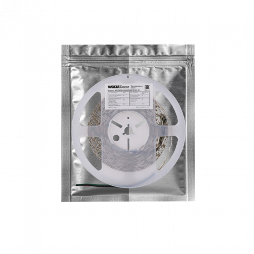 Лента светодиодная WOLTA Decor WLS2835-6W/6500/24H60-01 SMD2835 6Вт 6500К 24В IP20 60led/m 5000х8х1мм 1/100 фото 3