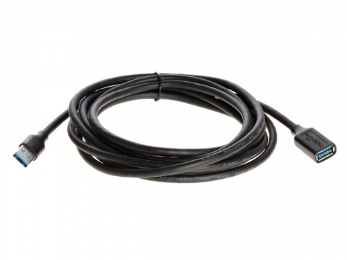 Кабель удлинительный USB3.0 Am-Af 3m Telecom черный (TUS708-3M) (1/50) фото 2