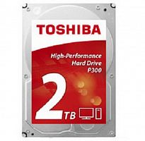 Внутренний HDD  Toshiba 2TB  P300  High-Performance BULK, SATA-III, 7200 RPM, 64 Mb, 3.5'' (HDWD120UZSVA)