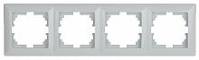 Рамка INTRO на 4 поста, СУ, Solo, белый (14/140/2520) 4-504-01 (Б0043424)