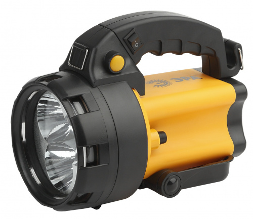 Фонарь ЭРА PA-604 аккумуляторный прожекторный АЛЬФА 3x1Вт LED SMD литий 3Ач ЗУ 220V+12V с регулируемой подставкой коробка (1/8) (Б0031035) фото 4