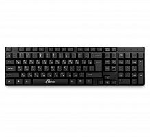 Клавиатура проводная RITMIX RKB-108, черная, клавиш 102, кабель - USB 1,2 м (1/20) (80004529)