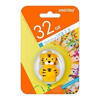 Флеш-накопитель USB  32GB  Smart Buy Wild series  Тигр (SB32GBTIGERW)