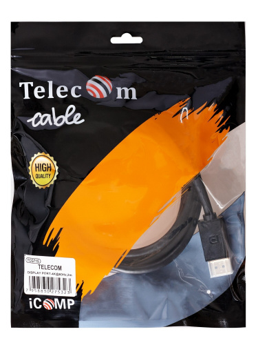 Кабель соединительный DP--> DP v1.2 4K@60Hz 2м , медь, TELECOM <TCG715-2M> (1/90) фото 2