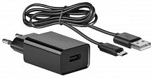 Блок питания сетевой 1 USB DEFENDER UPC-11, черный, 5V/2.1А, кабель micro-USB (1/50) (83556)
