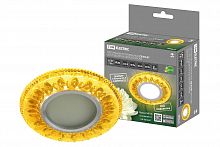 Светильник светодиодный TDM встраиваемый СВ 03-07 MR16 50Вт G5.3 подсветка 3 Вт золото/хром (1/10/100) (SQ0359-0135)