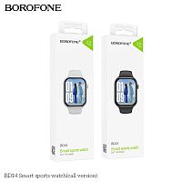 Смарт- часы Borofone BD14, 2.01, bluetooth 5.3, 180mAh, IP65, цвет: серый (1/50) (6941991121845)