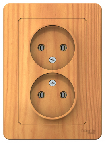 Розетка 2-м С/У BLANCA 16А IP20 250В без заземл. без защ. шторок ясень Systeme Electric BLNRS000025 (1/6/12) Розетка 2-м С/У BLANCA 16А IP20 250В без заземл. без защ. шторок ясень Systeme Electric BLNRS000025 (1/6/12)