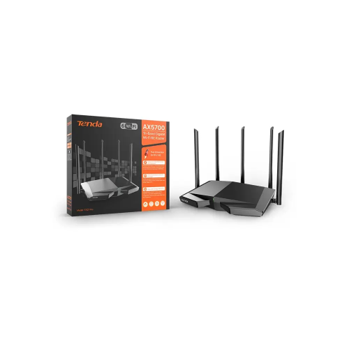 Роутер TENDA TX2 PRO,гигабитный, AX1500, WI-FI 6, черный (1/8) фото 3