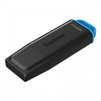 Флеш-накопитель USB 3.2  128GB  Kingston  DataTraveler Exodia  чёрный/голубой (DTXG2/128GB)
