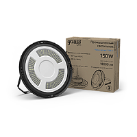 Светильник светодиодный GAUSS промышленный UNIVERSAL UFO IP65 D260*88 150W 18000lm 5000K 175-265V 1/4 (821536350)