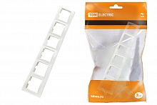 Рамка 6 постовая горизонтальная белая "Таймыр" (1/10/100) TDM (SQ1814-0035)