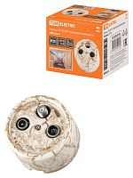 Розетка TDM TV+R+ SAT проходная мраморная «Болонь» (1/72) (SQ1820-0158)