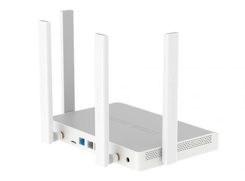 Mesh-роутер KEENETIC Hero 4G+ (KN-2311) AX1800 10/100/1000BASE-TX/4G cat.6, белый (1/8) фото 6