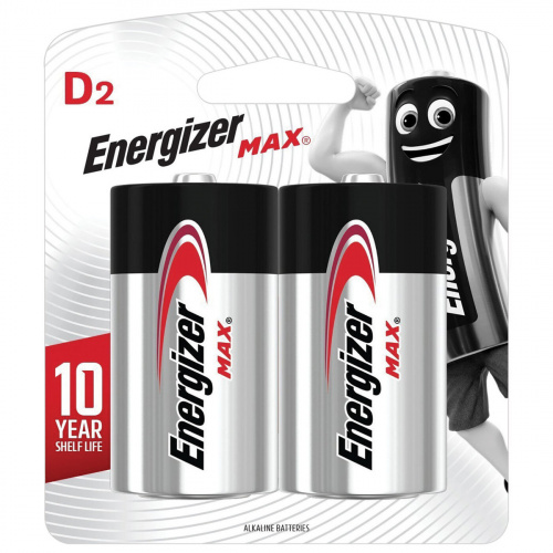 Элемент питания ENERGIZER  LR20 Max (2 бл)   (12) (E302306800)