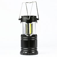 Фонарь SMARTBUY SBF-30-F кемпинговый, 3Вт COB, 150Лм, 3хАА, складной, регул-ка яркости, черный (1/48)