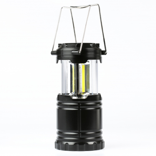 Фонарь SMARTBUY SBF-30-F кемпинговый, 3Вт COB, 150Лм, 3хАА, складной, регул-ка яркости, черный (1/48)