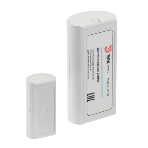 Датчик открытия ЭРА DM-02 для дома, беспроводной, на батарейках, SMART Zigbee (1/120) (Б0049185) фото 2