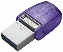 Флеш-накопитель USB 3.2  64GB  Kingston  DataTraveler microDuo 3C  (USB 3.0/3.2 + Type C) (DTDUO3CG3/64GB)