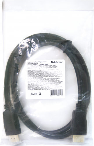 Кабель DEFENDER M-M HDMI-03 HDMI, ver 1.4, 1 м. (1/100/200) (87350) фото 6