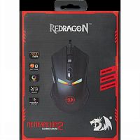 Мышь REDRAGON Nemeanlion, черная, USB, игровая, RGB (1/40) (70438)