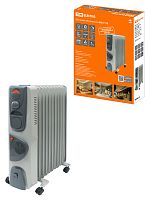 Масляный обогреватель МО-11ТВ, 2500 Вт, 11 сек, вент, рег. мощн. (1000/1500/2500+400 Вт), термостат, TDM (1) (SQ2501-0913)