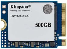 Внутренний SSD  Kingston    500GB  NV3S PCIe 4x4, R/W - 5000/3000 MB/s, (M.2), 2230, 3D TLC (SNV3SM3/500G)