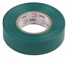 Изолента ЭРА из ПВХ 15мм*20м зеленая (10/200/8000) (C0036549)