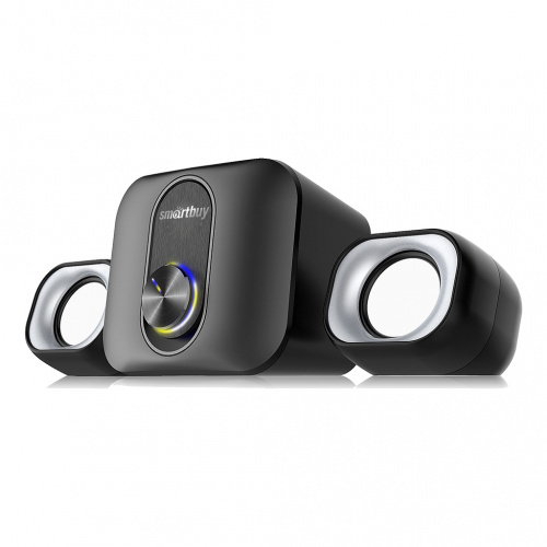 Акустическая 2.1 система Smartbuy ORION, Bluetooth, 12Вт, LED-подсветка, черная (SBA-4400) (1/16)
